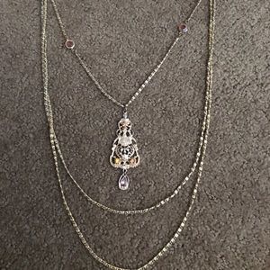 Gold layered necklace